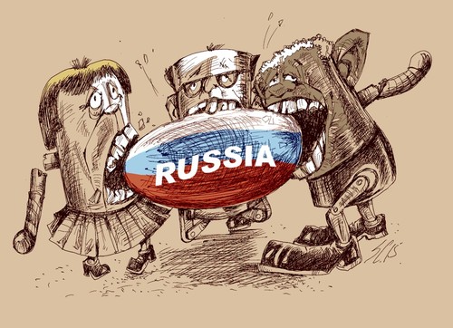 Cartoon: Nussknacker (medium) by medwed1 tagged moral,betrug,usa,merkel,obama