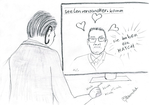 Cartoon: Seelenverwandtschaft (medium) by Mückenstich tagged korruption,bestechung,medienkauf,beeinflussung