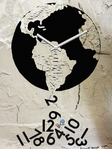 Cartoon: Wall clock (medium) by Zoran Spasojevic tagged serbia,kragujevac,paske,zoran,spasojevic,clock,wall,graphics,collage,digital,emailart