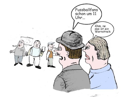 Cartoon: Verwechslung (medium) by Leviathan64 tagged gewerkschaft
