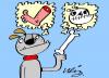 Cartoon: Dog and Bone (small) by neilo tagged dog,bone,think