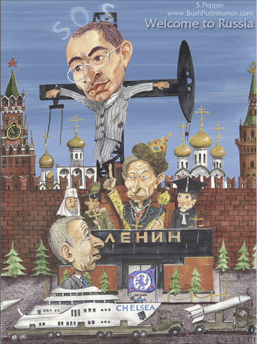 Cartoon: Putin and Russia (medium) by SPepper tagged putin,and,russia