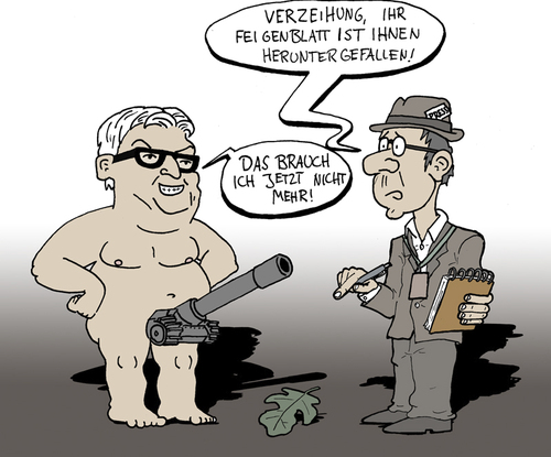 Cartoon: Frank-Walter (medium) by Weltasche tagged steinmeier,sicherheitskonferenz,münchen,2014