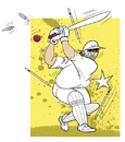 Cartoon: Cricketer (small) by drawgood tagged cricket,sport