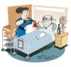 Cartoon: Private Care (small) by drawgood tagged nurse,hospitals,nhs,illness,patients