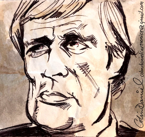Cartoon: David McCallum caricature (medium) by Colin A Daniel tagged david,mccallum,caricature