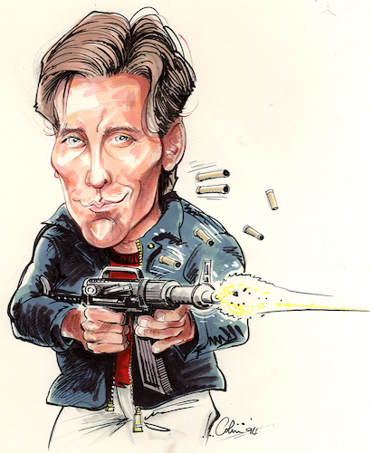 Cartoon: Emilio Estevez caricature (medium) by Colin A Daniel tagged emilio,estevez,caricature