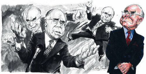 Cartoon: John Howard caricature (medium) by Colin A Daniel tagged john,howard,caricature,colin,daniel