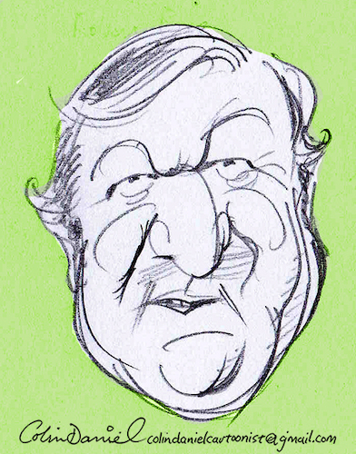 Cartoon: Ramon Bieri (medium) by Colin A Daniel tagged ramon,bieri,caricature,by,colin,daniel