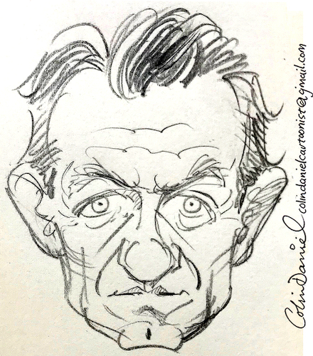 Cartoon: Richard Bright caricature (medium) by Colin A Daniel tagged richard,bright,caricature,by,colin,daniel