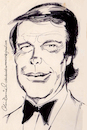 Cartoon: Robert Wagner caricature 1980 (small) by Colin A Daniel tagged robert,wagner,caricature,1980,ballpoint,pen,by,colin,daniel