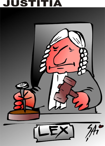 Cartoon: justice (medium) by SAI tagged justice
