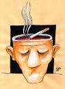 Cartoon: Smokehead (small) by SAI tagged smoking,cigarettes