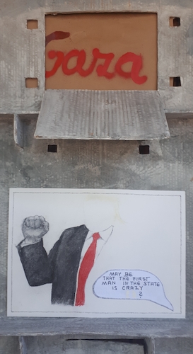 Cartoon: Emperor II (medium) by kirti ingerfurth tagged politician