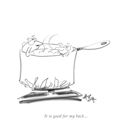 Cartoon: Frog Back (medium) by helmutk tagged nutrition