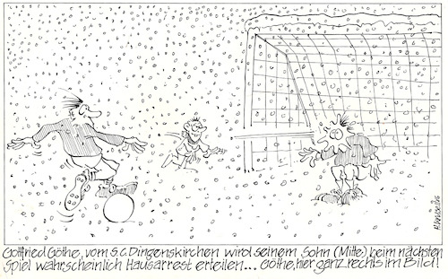 Cartoon: Score (medium) by helmutk tagged sport