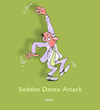 Cartoon: Dance attack (small) by helmutk tagged traditions