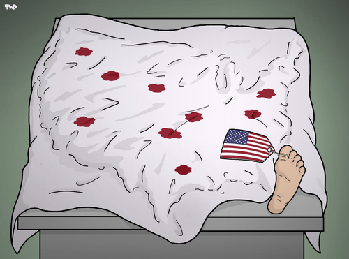Cartoon: Gun Overdose (medium) by Tjeerd Royaards tagged usa,guns,america,shooting,death,nra,laws,second,amendment,usa,guns,america,shooting,death,nra,laws,second,amendment