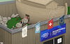 Cartoon: Ark of Davos (small) by Tjeerd Royaards tagged wef,davos,rich,money,wealth,ark