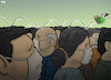 Cartoon: Globetrotter (small) by Tjeerd Royaards tagged virus,sick,china,health,victims,spread,world,corona,disease