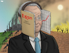 Cartoon: Profit over planet (small) by Tjeerd Royaards tagged exxon,oil,planet,climate,profit