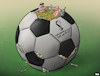 Cartoon: Qatar World Cup (small) by Tjeerd Royaards tagged qatar,world,cup,2022,football,soccer,human,rights
