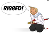 Cartoon: Rigged (small) by Tjeerd Royaards tagged trump,elections,rigged,fraud,usa