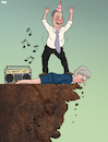 Cartoon: The Brexit Party (small) by Tjeerd Royaards tagged brexit farage may uk eu