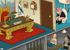 Cartoon: The office of Ben Gvir (small) by Tjeerd Royaards tagged gaza,israel,ben,gvir,extremist,genocide,death,penalty,palestinians