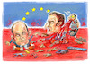 Cartoon: Scholz-Macron-Putinphone (small) by kusto tagged scholz,macron,putin,war,ukraine