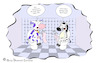 Cartoon: Fiese Fliese (small) by a-b-c tagged donnerbalken,fliesen,karo,klo,kuh,latrine,lila,milka,streifen,thron,toilette,unterhaltung,wc,zebra