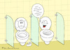 Cartoon: Neue Brille (small) by a-b-c tagged apollo,brille,donnerbalken,fielmann,gesäß,klo,klobrille,kurzsicht,latrine,optiker,sicht,thron,toilette,topf,urinieren,wc,weitsicht