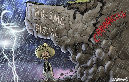 Cartoon: Autodependiente (medium) by JAMEScartoons tagged economia
