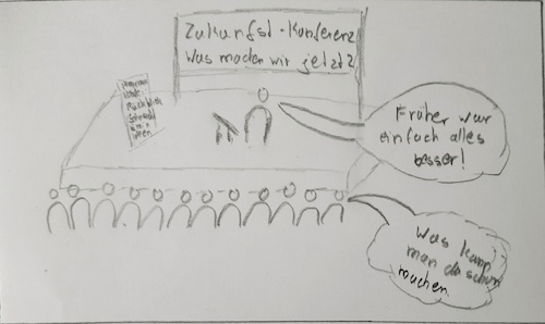 Cartoon: Nichtstun und Erinnerungen (medium) by ApiloniusArt tagged nichtstun,früher