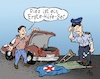 Cartoon: Autoapotheke (small) by Back tagged autoapotheke,auto,kfz,verkehrspolizei