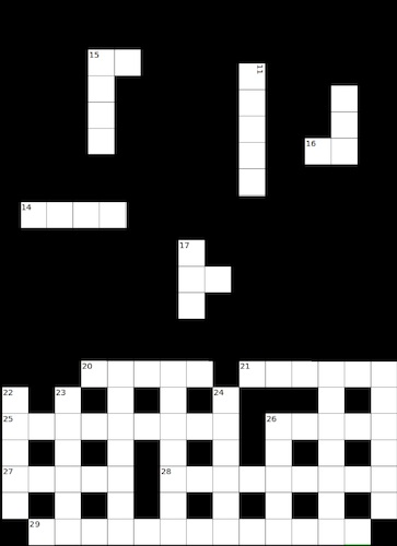 Cartoon: no title (medium) by chakhirov tagged tetris,crossword