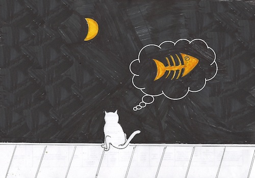 Cartoon: no title (medium) by chakhirov tagged cat