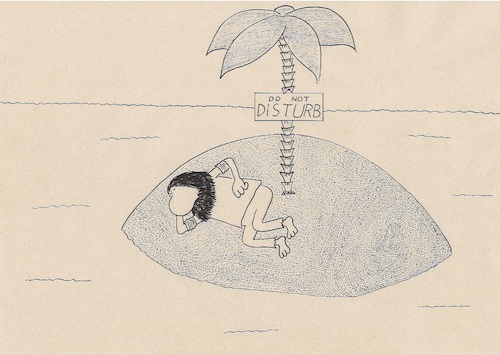 Cartoon: no title (medium) by chakhirov tagged island