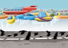 Cartoon: - (small) by hamitgis tagged cartoon,karikatur,hamit,hamitgis,gis,mobilite,ulasim,geleceginulasimi,ucabaaraba,ucanyollar,trafik,kuslar,yaya,gecidi,teknoloji,kent,yasam,mobility,transportation,future,flyingcars,traffic,birds,crosswalk,technology,citylife