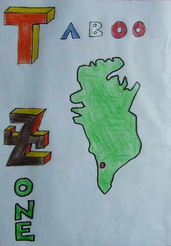 Cartoon: GREENLAND TABOO ZONE (medium) by skätschup tagged greenland,taboo,zone,freedom,peace,happy,nature,humans,fellow,creatures,harmony