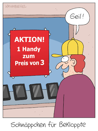 Cartoon: Handyaktion (medium) by Uwe Krumbiegel tagged math2022
