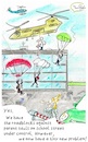 Cartoon: Roadblockds school street (small) by TomPauLeser tagged school,roadblocks,helicopter