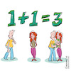 Cartoon: Three (small) by emerson_coe tagged math2022