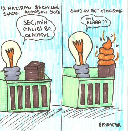 Cartoon: election coup (medium) by Seydi Ahmet BAYRAKTAR tagged election,coup