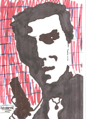 Cartoon: MAX PAYNE (medium) by Seydi Ahmet BAYRAKTAR tagged max,payne