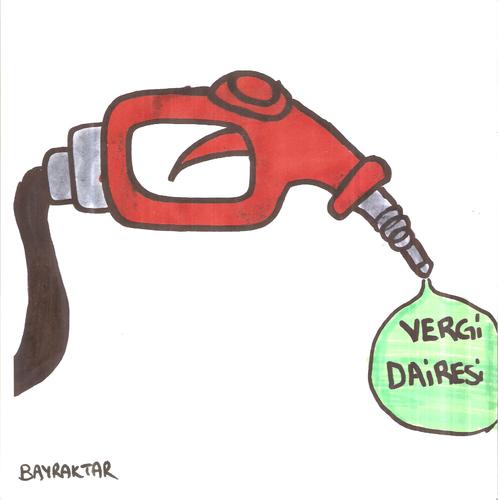 Cartoon: petrol tax office (medium) by Seydi Ahmet BAYRAKTAR tagged petrol,tax,office