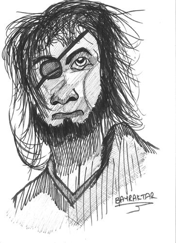 Cartoon: pirate (medium) by Seydi Ahmet BAYRAKTAR tagged pirate