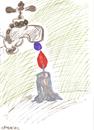 Cartoon: Let there Be light of hope (small) by Seydi Ahmet BAYRAKTAR tagged let,there,be,light,of,hope