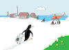 Cartoon: evacuation (small) by Tarasenko  Valeri tagged evacuation,penguins,heat,antarctica