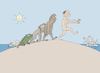 Cartoon: evolution (small) by Tarasenko  Valeri tagged evolution,return,of,man